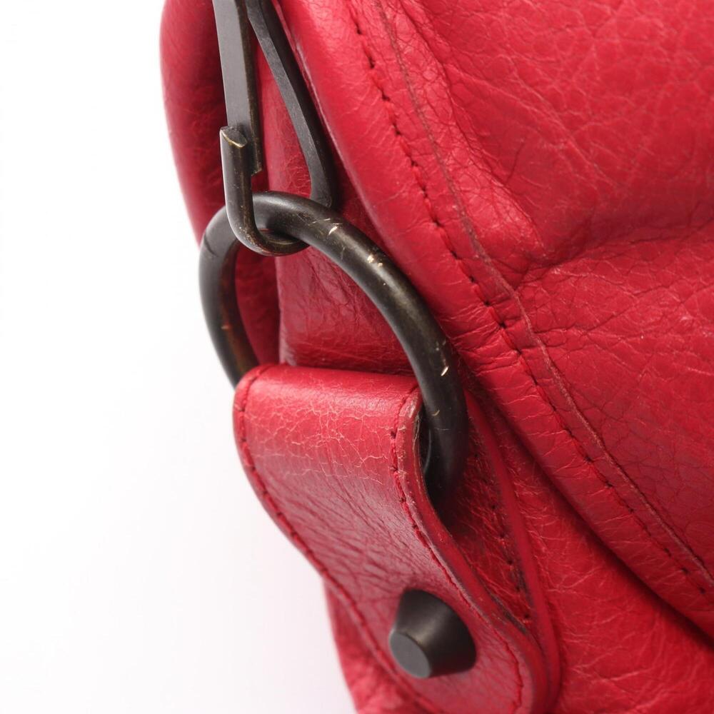 Balenciaga The Part Time 2-Way Handbag, Leather, Women's, Red - Picture 13 of 13